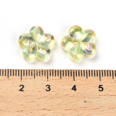 Transaparent Acrylic Beads PACR-H004-01H-1