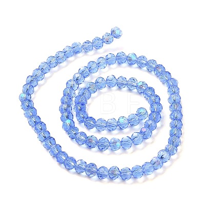 Electroplate Glass Beads Strands X1-EGLA-A034-T8mm-L04-1