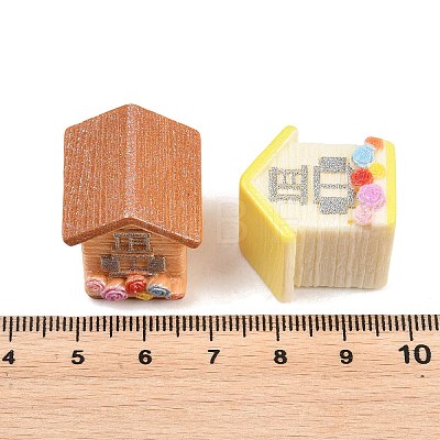 Opaque Resin Cabochons CRES-D329-04-1