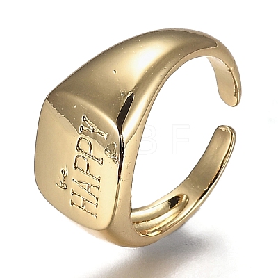 Brass Cuff Rings RJEW-I074-04-1