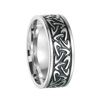 Retro Viking 201 Stainless Steel Finger Rings for Men FS-WGFAFFE-11-1