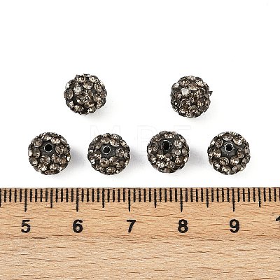 Pave Disco Ball Beads RB-H258-8MM-215-1