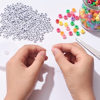 1000Pcs DIY Stretch Bracelets Making Kits for Children's Day DIY-YW0001-87-1