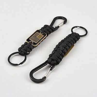 Polyester Cord Rope Rock Climbing Carabiners HJEW-WH0042-172B-1