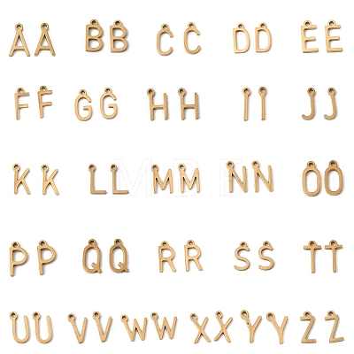 26Pcs 304 Stainless Steel Charms STAS-B128-02G-1