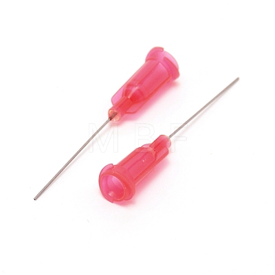 Plastic Fluid Precision Blunt Needle Dispense Tips TOOL-WH0140-18I-1