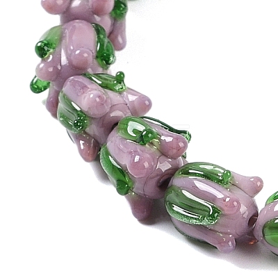 Handmade Lampwork Beads Strands LAMP-P066-01-1