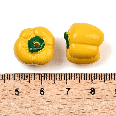 Opaque Resin Imitation Vegetable Beads RE-CBAC4C7-01A-1