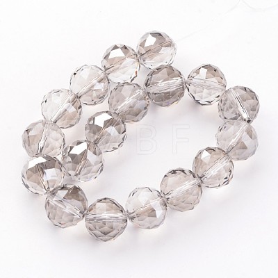 Electroplate Glass Bead Strands EGLA-J140-PL02-14mm-1