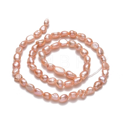 Natural Cultured Freshwater Pearl Beads Strands PEAR-A005-10D-1