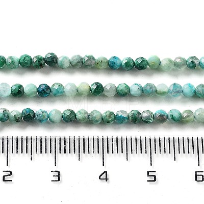 Natural Chrysocolla Beads Strands G-G823-13-3mm-B-1