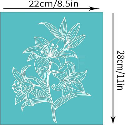 Self-Adhesive Silk Screen Printing Stencil DIY-WH0338-052-1