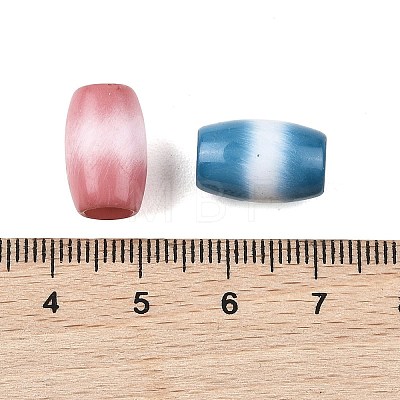 Opaque Acrylic European Beads OACR-Z036-04C-1