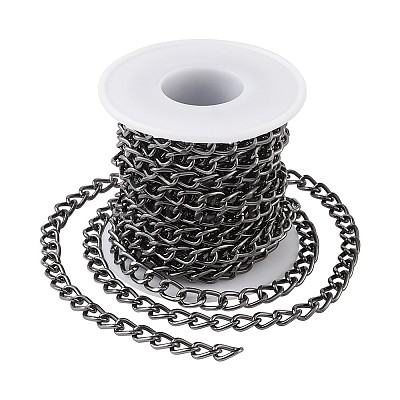 Aluminium Twisted Curb Chains CHA-TA0001-03B-1