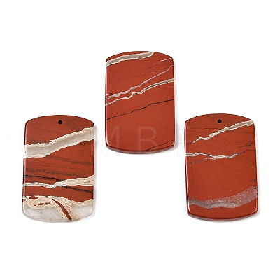 Natural Red Jasper Pendants G-K354-14G-1
