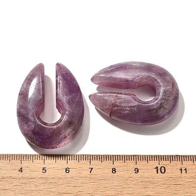 Natural Amethyst Ear Plugs Gauges G-I359-13A-01-1