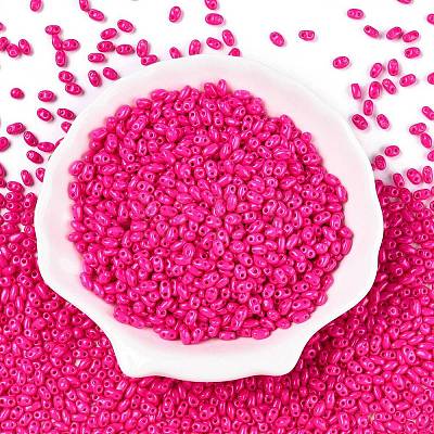 Baking Paint Glass Seed Beads SEED-T006-03R-1