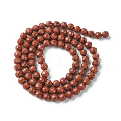 Natural Red Jasper Beads Strands G-F748-H01-03-1