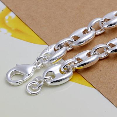 Brass Oval Link Bracelets For Women BJEW-BB12513-1