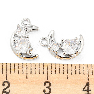 Clear Glass Charms KK-E090-26P-1