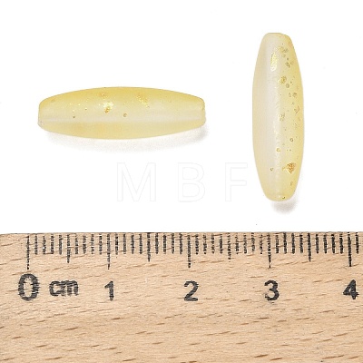 Frosted Glass Beads FGLA-L001-001J-1