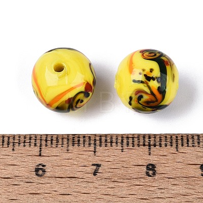 Handmade Lampwork Beads LAMP-Q039-05G-1