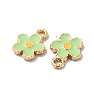 Alloy Enamel Charms ENAM-D043-02G-06-1