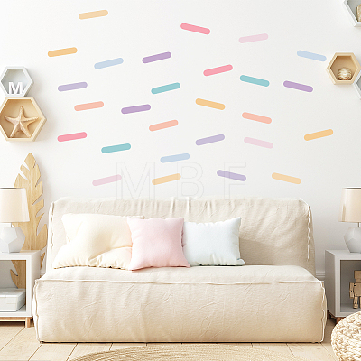 PVC Plastic Sticker for Wall Decoration Accessories AJEW-WH0007-05A-1
