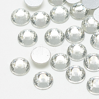 Flat Back Glass Rhinestone Cabochons RGLA-T090-SS50-01-1