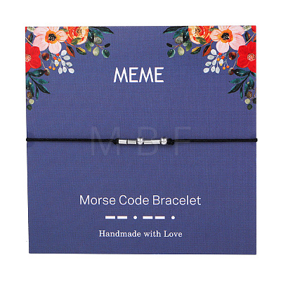 Meme Morse Code Bracelets FS-WG6A0C8-17-1