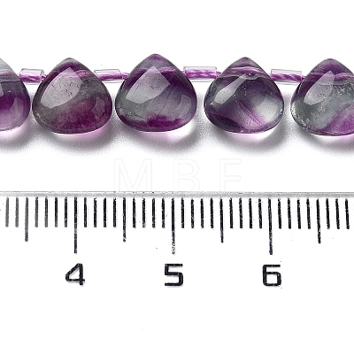 Natural Purple Fluorite Beads Strands G-NH0032-A02-02-1