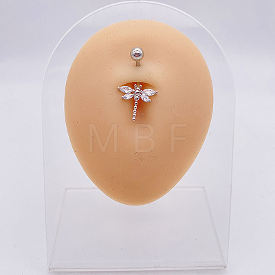 316L Surgical Stainless Steel Belly Rings WGDD0AB-10-1