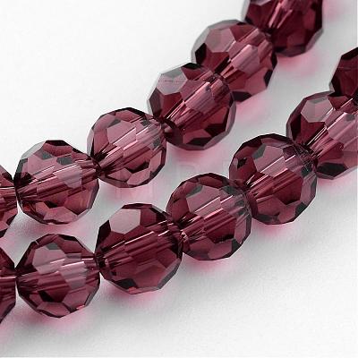 Transparent Glass Bead Strands GLAA-G013-4mm-59-1