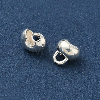 925 Sterling Silver Bead Tips Knot Covers STER-K171-48S-04-1