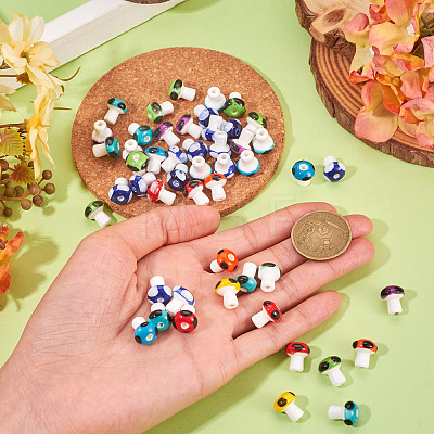 50Pcs Handmade Porcelain Beads PORC-TA0001-17-1