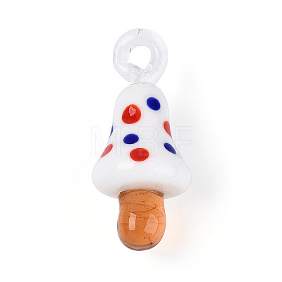 Handmade Lampwork Pendants LAMP-T025-05A-1