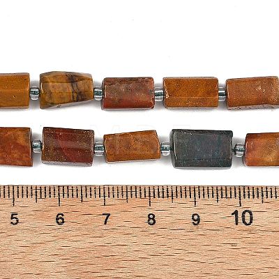 Natural Ocean Jasper Beads Strands G-H352-A01-03-1