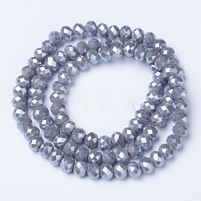 Electroplate Glass Beads Strands EGLA-A034-P3mm-A15-1