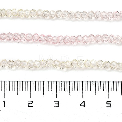 Transparent Painted Glass Beads Strands DGLA-A034-T2mm-A25-1