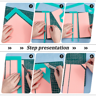 BENECREAT 1 Set Acrylic Book Binding Spacer Tools TOOL-BC0002-53-1