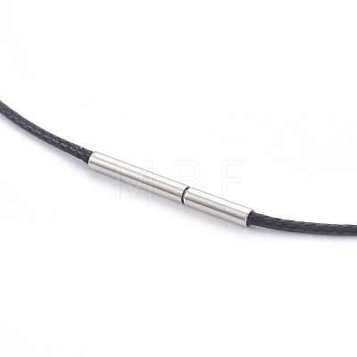 Waxed Cord Necklace Making MAK-E665-04A-1