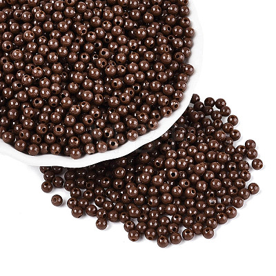Opaque Acrylic Beads SACR-A006-06C-1