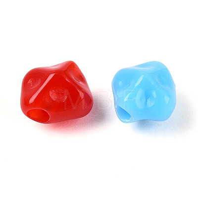 Opaque Acrylic Beads SACR-T035-14M-1
