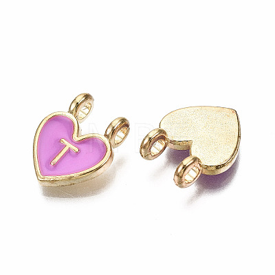 Alloy Enamel Charms ENAM-T012-02T-RS-1