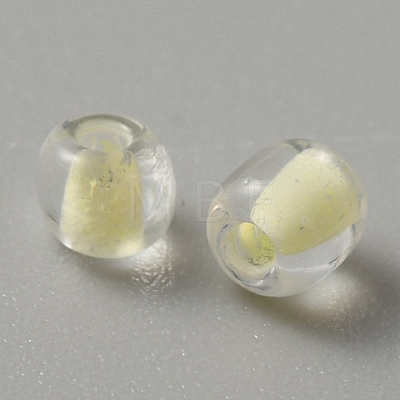 Transparent Frosted Glass Beads FGLA-TAC0008-08E-1