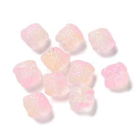 Baking Paint Transparent Glass Beads X1-GLAA-C035-01J-1