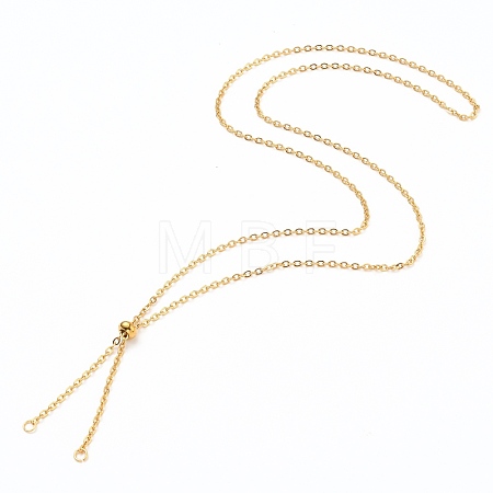 304 Stainless Steel Slider Necklace Making AJEW-JB00776-02-1