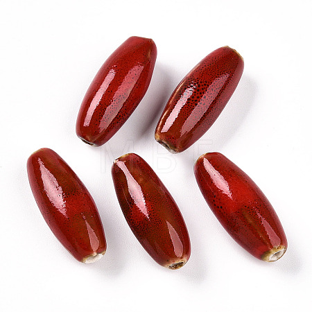 Handmade Porcelain Beads PORC-N008-07D-1