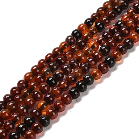 Natural Carnelian Beads Strands G-B079-A03-01-1