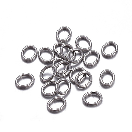 Tarnish Resistant 316 Surgical Stainless Steel Open Jump Rings STAS-F221-40P-F-1
